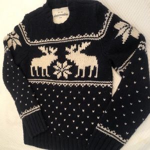 Abercrombie kids moose sweater